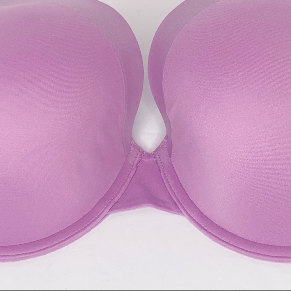 VICTORIA'S SECRET Lined Perfect Coverage Lilac purple Underwire bra 36DD/36E - Picture 4 of 6